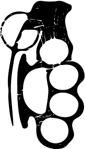 Brass Knuckle Granade Scratched Png 374 649 Brass Knuckle Tattoo Brass Knuckles Drawing Tattoo Design Drawings