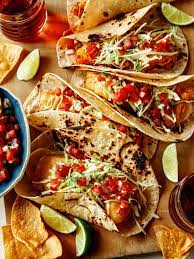 The first fish tacos were like these: Baja Fish Tacos Spoon Fork Bacon