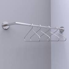 Open frame wall mounted rack. Wall Mounted Coat Hanger Rack Programma 122 Insilvis
