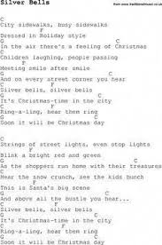 Christmas Songs And Carols Lyrics With Chords For Guitar Banjo For Silver Bells Learningguitar U Christmas Ukulele Songs Ukulele Chords Songs Mandolin Songs