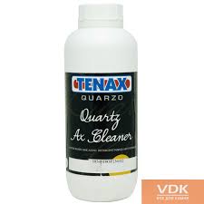 Contains three professional products designed for quartz agglomerates surfaces to perform complementary treatment: Vdk Vse Dlya Kamnya Quartz Ax Cleaner 1l Tenax Ochistitel Dlya Kvarca Kislotnyj