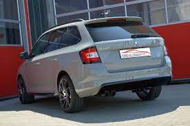 Ornament portbagaj crom skoda fabia iii 2014 evo. Sportendschalldampfer Skoda Fabia Iii Combi Und Combi Monte Carlo Nj