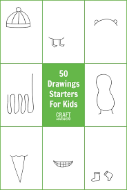 50 Fun And Silly Drawing Starters For Kids Get Them Off Screen And Having A Blast Drawing Draw Art Lessons Elementary Drawing Games For Kids Homeschool Art