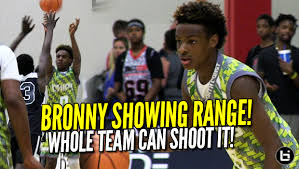 Lebron raymone bronny james jr. Lebron James Jr Archives Ballislife Com