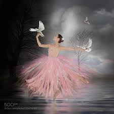 Moon Dance Dance Paintings Ballerina Art Ballet Painting