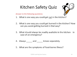 Once you feel like you know the correct … September 2 2014 Entry Task Why Is Safety Important In The Kitchen Ppt Download