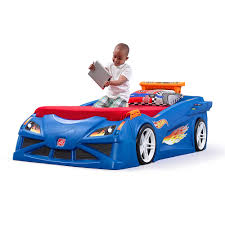 Shop for kids car twin bed online at target. Hot Wheels Toddler To Twin Race Car Bed Kids Bed Step2