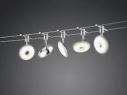 Wie ihr küche, esszimmer und wohnzimmer mit einer stromschiene und led spots. Led Lampen Seilsystem 7 5meter Led Spots Deckenleuchte Strahler Schienensystem Eur 123 99 Picclick De