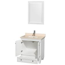 Apr 07, 2021 · the glacier bay lancaster 48 in. Acclaim 30 Single Bathroom Vanity In White Ivory Marble Countertop Undermount Square Sink And 24 Mirror