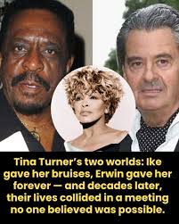 He was the man who broke her, the other who helped her heal. When Ike  Turner's past met Erwin Bach's devotion decades later, it wasn't anger that  filled the room — but