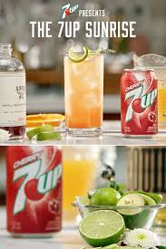 7up Sunrise Recipe 7up Recipe Drinks Alcohol Recipes Drinks Boozy Drinks