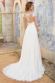 This boho wedding dress designed with half sleeves,made with high quality lace.it is suitable for the our gallery of vintage inspired wedding dresses will show you vintage romance with bohemian spirit. Bridal Gowns Sincerity Bridal
