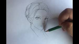 I hope you enjoy my first video. Drawing Jungkook Bts Anime Style Youtube