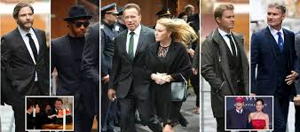Arnold schwarzenegger and girlfriend heather milligan arrive at st. Hundreds Of Mourners Their Respects At Niki Lauda S Funeral