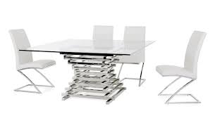 Check spelling or type a new query. Contemporary Steel Base Square Clear Glass Dining Table San Jose California Vig Crawford Angora