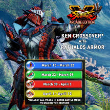 Feb 24, 2020 · street fighter 5: Ya Inicio El Crossover Entre Street Fighter V Ae Y Monster Hunter World Levelup