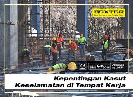 Kesehatan dan keselamatan kerja (k3, terkesan rancu apabila disebut keselamatan dan kesehatan kerja) adalah bidang yang terkait dengan kesehatan, keselamatan, dan kesejahteraan manusia yang bekerja di sebuah institusi maupun lokasi proyek. Kepentingan Kasut Keselamatan Di Tempat Kerja Boxter