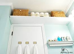 Vintage Inspired Guest Bathroom Reveal Simplicity In The South Guest Bathroom Bathroom Storage Shelves Tiny Bathrooms