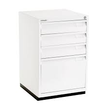 The cabinet drawer is deep and spacious for the storage of more documents. Bisley White Premium 4 Drawer Locking Filing Cabinet The Container Store