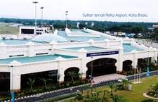 The 12,000 m² airport terminal has three aircraft stands, three. Sultan Ismail Petra Malaysia
