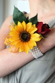 Meghan Corsage Wc071 26 50 In 2020 Sunflower Corsage Mother Of Bride Corsage Sunflower Themed Wedding
