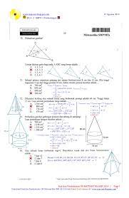 Soal un matematika smp 2014 dan pembahasannya. Soal Dan Pembahasan Un Matematika Smp 2014 Paket 1