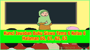 Kunci Jawaban Buku Siswa Tema 6 Kelas 6 Halaman 60 61 62 63 Sanjayaops