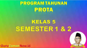 Prota dan promes kelas 5 sd kurikulum 2013 revisi terbaru 2020 2021. Program Tahunan Prota Kelas 5 K13 Update 2019 Guru Zaman Now