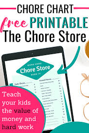 The Chore Store The Ultimate Chore Chart For Kids In 2020 Chore Chart Chores For Kids Chore Chart Kids