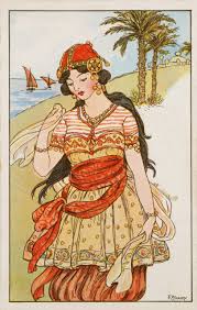 The Exotic Girl Poster Print By Mary Evans/Peter & Dawn Cope Collection