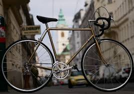Simplon Gold Vintage Reanimiert Fahrrad Vintage Gold