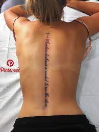 Eine Gewisse Dunkelheit Ist Notig Um Die Sterne Zu Sehen Niedlich Pinterest Eine Gewisse Dunkelheit Ist Noti Spine Tattoos Spine Tattoos For Women Tattoos