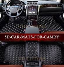 Leather Car Floor Mats For Toyota Camry Hybrid 3d Custom Fit Car Styling Carpet Floor Liners Foot Mats Yesterday S Price Floor Liners Car Floor Mats Fit Car