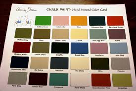 Chalk Paint Color Chart Ecochichome
