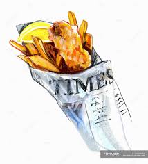 Yes, it was probably because of food hygiene standards but fish and chips never tasted the same afterwards. Fish And Chips Wrapped In Newspaper Vertical Lifestyle Stock Photo 285559960