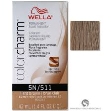Wella Color Charm Permanent Liquid Hair Color 5n 511 Light Brown
