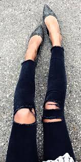 Black And White Pointed Toe Flats Black White Pointed Toe Flats Fashion Fashion Clothes Women Style