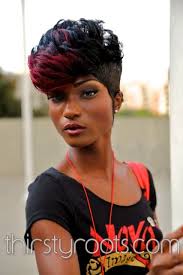 The look can be simple and chic or textured and funky, whatever short hairstyle you may go for it will surely get you noticed. Black Model Hairstyle Hair Styles Hot Hair Styles Stylish Hair