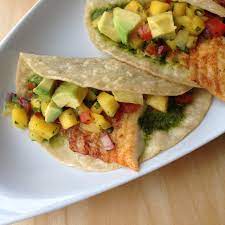 Check spelling or type a new query. Baked Fish Tacos With Mango Salsa And Cilantro Lime Vinaigrette Broke And Cooking