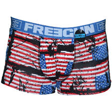 Freegun Boxershorts Underwear American Flag Men Cotton Fightwear Shop Europe