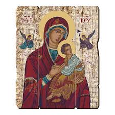 We will review the data. Quadro Madeira Moldada Com Gancho Nossa Senhora Perpetuo Venda Online Na Holyart