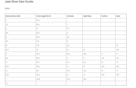 Sizing Charts