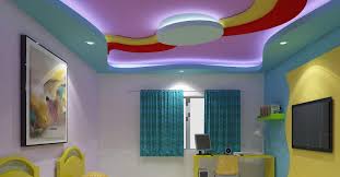 Pop False Ceiling Designs 2018 In Modern Kids Room Stretch Ceilings In Our Country Are Incredibly Popular False Ceiling Design Colored Ceiling Ceiling Design