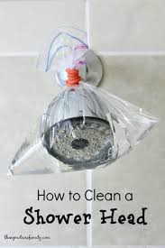 How To Clean A Shower Head Shower Cleaner Cleaning Cleaning Hacks