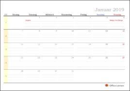 Kostenlose Kalendervorlagen 2019 Office Lernen Com Kalender Vorlagen Kostenlose Kalender Kalender