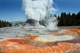 Explosive caldera eruptions are produced by a magma chamber whose magmais rich in silica. Biggest Ever Yellowstone Eruption Revealed Scientific American
