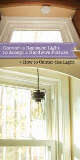 Due to low power recessed lights perform a more decorative function. 5 Minute Light Upgrade Converting A Recessed Light To A Pendant Pretty Handy Girl
