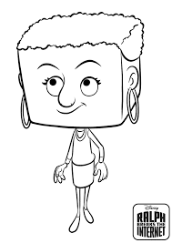 In ralph breaks the internet video game bad guy ralph voice of john c. Ralph Breaks The Internet User Coloring Pages