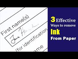 You've just had an accident with your take the first cloth/paper towel and dab the stain. How To Take Off Ink From Paper Art New York