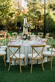 Mr Mrs Morales By Tulips Tangerines Photography The Gardens At Los Robles Greens La Wedding Venu Wedding Chairs Wedding Reception Chairs Crossback Chairs